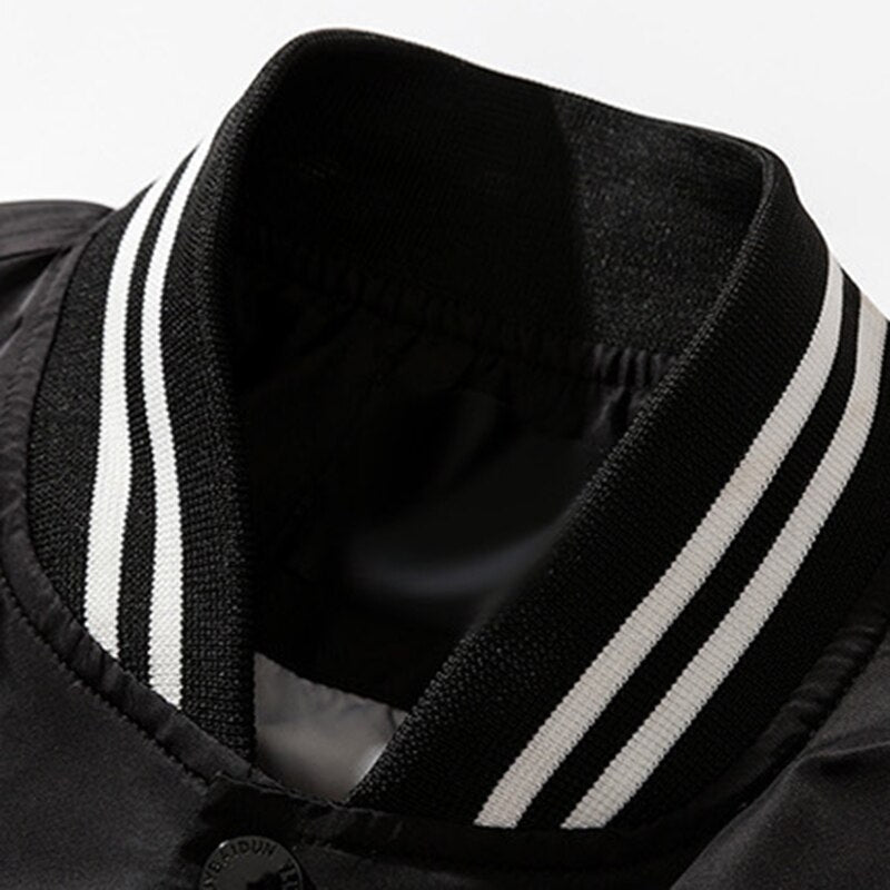 WOEF Varsity Jacket ,  - Streetwear Bomber Jacket - Slick Street