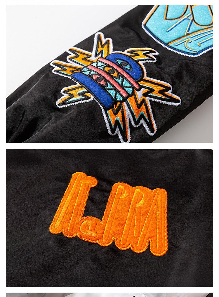 WOEF Varsity Jacket ,  - Streetwear Bomber Jacket - Slick Street