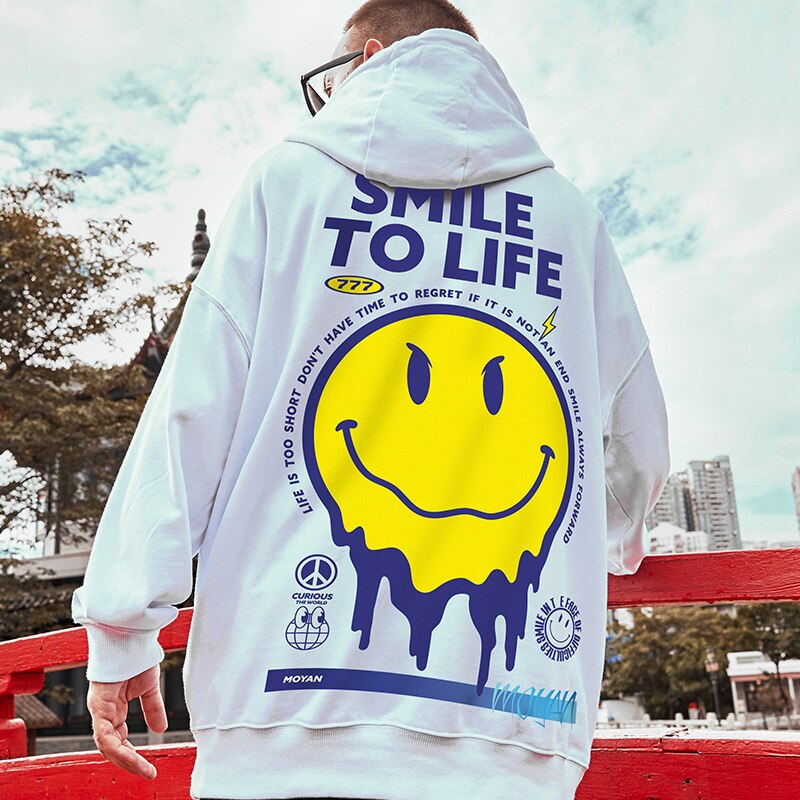 Smile To Life Hoodie ,  - Streetwear Hoodie - Slick Street