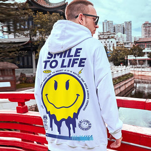 Smile To Life Hoodie ,  - Streetwear Hoodie - Slick Street