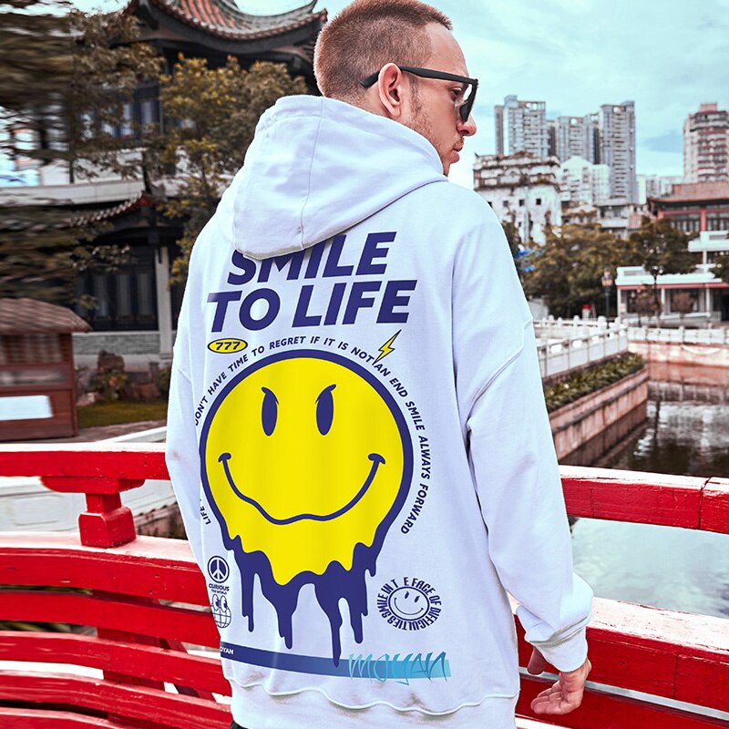 Smile To Life Hoodie ,  - Streetwear Hoodie - Slick Street