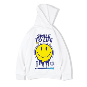 Smile To Life Hoodie ,  - Streetwear Hoodie - Slick Street