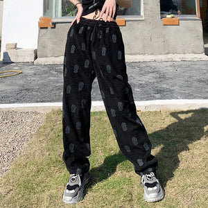 Ski Mask Corduroy pants ,  - Streetwear Joggers - Slick Street