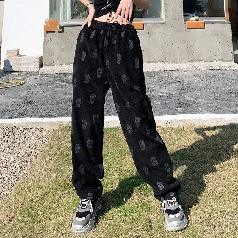 Ski Mask Corduroy pants ,  - Streetwear Joggers - Slick Street