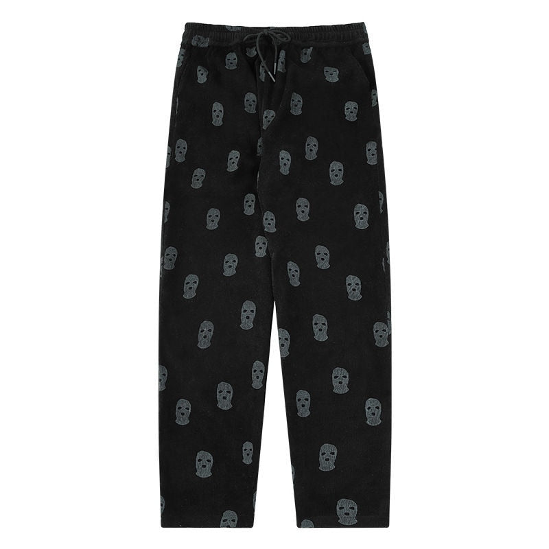 Ski Mask Corduroy pants ,  - Streetwear Joggers - Slick Street