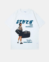 IDEVERRAY March T-Shirt White, XS - Streetwear T-Shirts - Slick Street