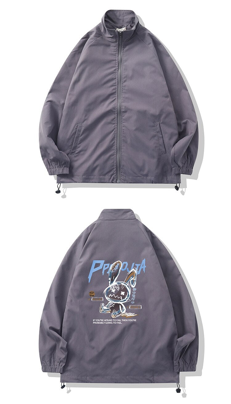 PPOJIA Windbreaker Jacket ,  - Streetwear Jackets - Slick Street