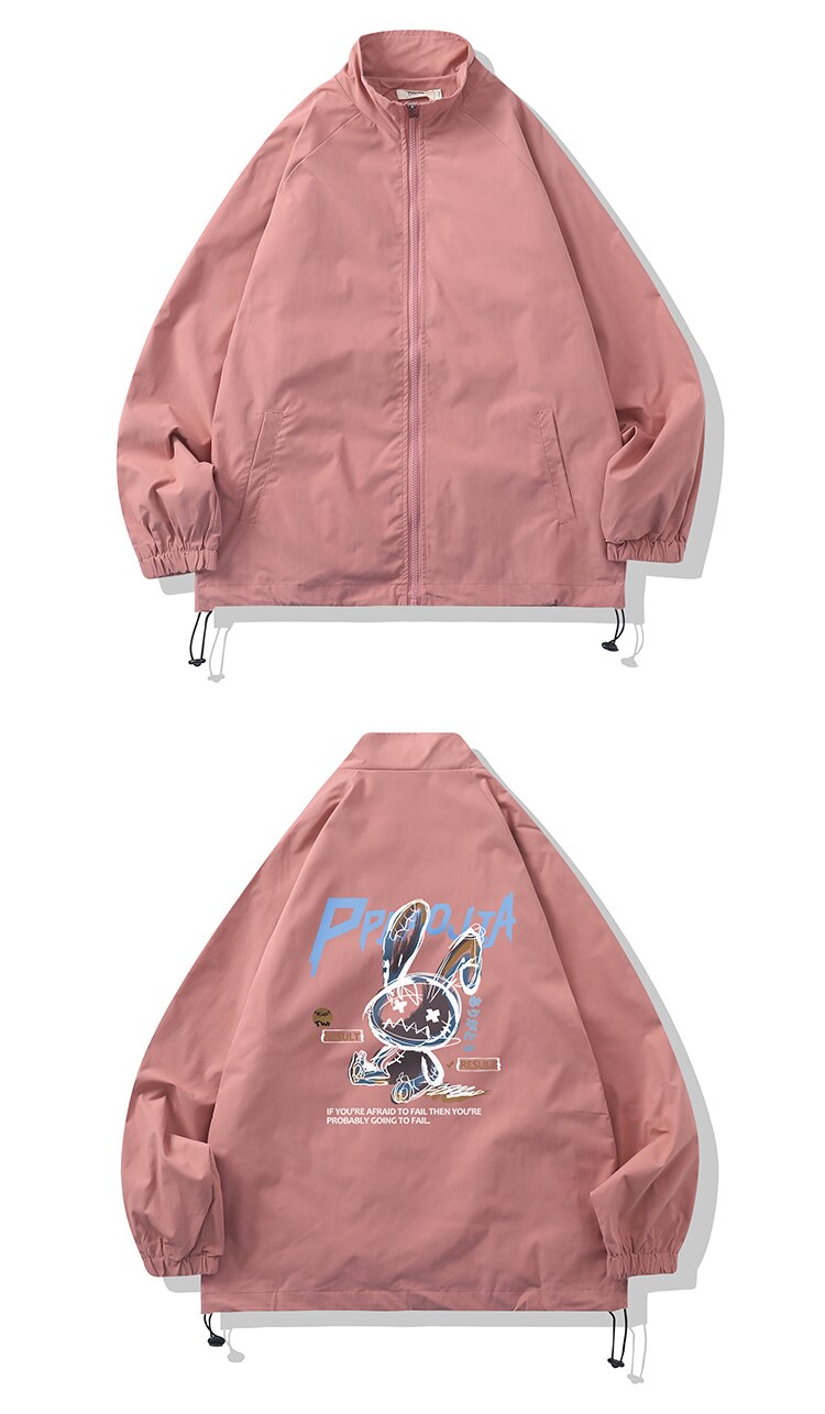 PPOJIA Windbreaker Jacket ,  - Streetwear Jackets - Slick Street