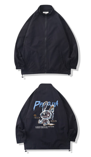 PPOJIA Windbreaker Jacket ,  - Streetwear Jackets - Slick Street