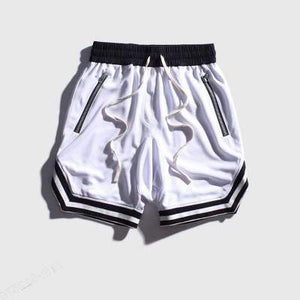 The Gym Shorts White, XS - Streetwear Shorts - Slick Street