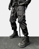 Black Utility Cargo Pants XS, Black - Streetwear Cargo Pants - Slick Street