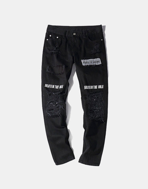 Eversion Ripped Jeans ,  - Streetwear Jeans - Slick Street