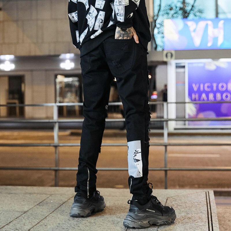 Eversion Ripped Jeans ,  - Streetwear Jeans - Slick Street