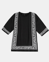 Japanese Pattern T-Shirt Black, XS - Streetwear T-Shirts - Slick Street