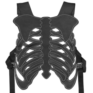 Black Work Skeleton Vest ,  - Streetwear Vest - Slick Street