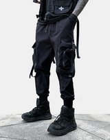 Stealth Cargo Pants XS, Black - Streetwear Cargo Pants - Slick Street