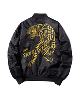 Tiger Jacket #1 Black, XS - Streetwear Jackets - Slick Street
