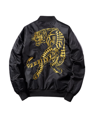 Tiger Jacket #1 Black, XS - Streetwear Jackets - Slick Street