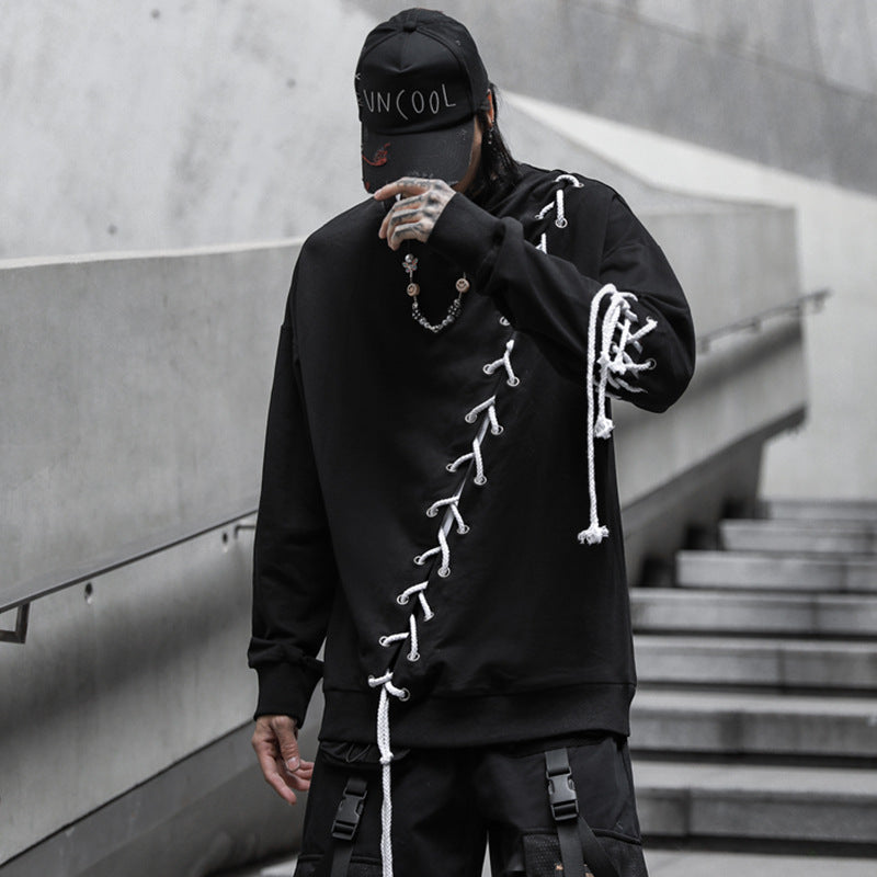 Cross Rope Sweater ,  - Streetwear Sweatshirts - Slick Street