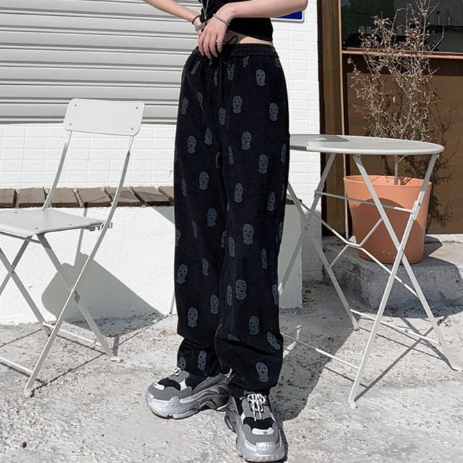Ski Mask Corduroy pants ,  - Streetwear Joggers - Slick Street