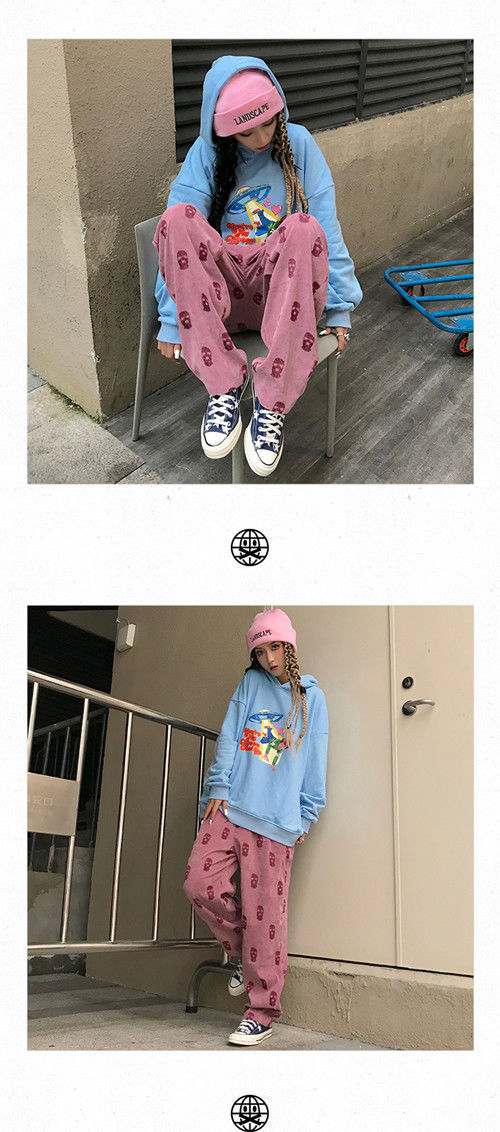 Ski Mask Corduroy pants ,  - Streetwear Joggers - Slick Street
