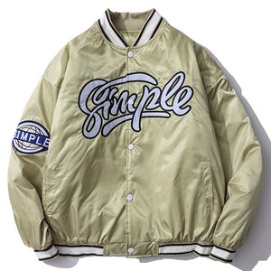 Simple Varsity Jacket ,  - Streetwear Jackets - Slick Street