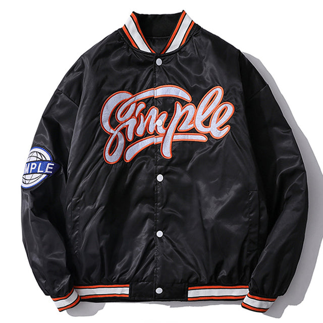 Simple Varsity Jacket ,  - Streetwear Jackets - Slick Street