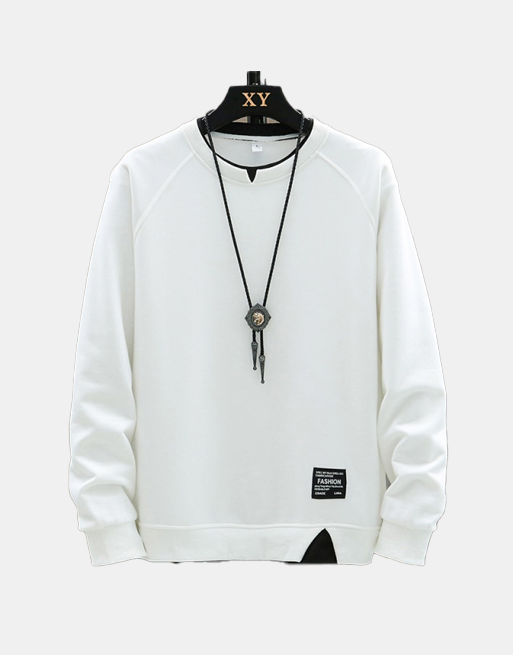 XY Sweatshirt White, XXL - Streetwear Sweatshirts - Slick Street