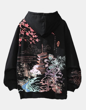 Wonderlad Hoodie Black, XS - Streetwear Hoodie - Slick Street