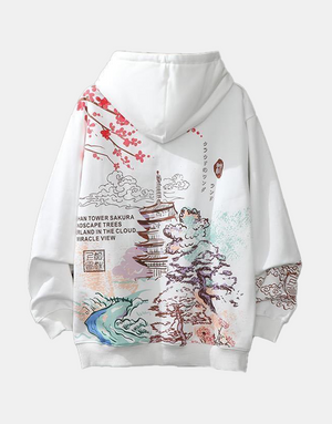 Wonderlad Hoodie White, XS - Streetwear Hoodie - Slick Street