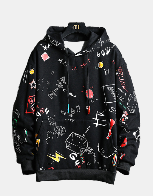 M-VP Hoodie Black, XS - Streetwear Hoodie - Slick Street