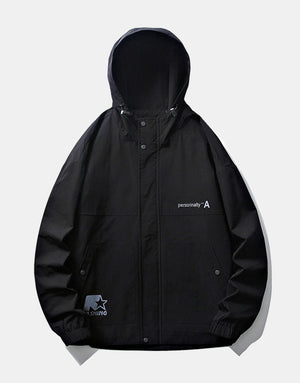 YOU & ME Jacket Black, XL - Streetwear Jackets - Slick Street