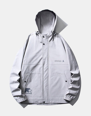 YOU & ME Jacket Gray, XL - Streetwear Jackets - Slick Street