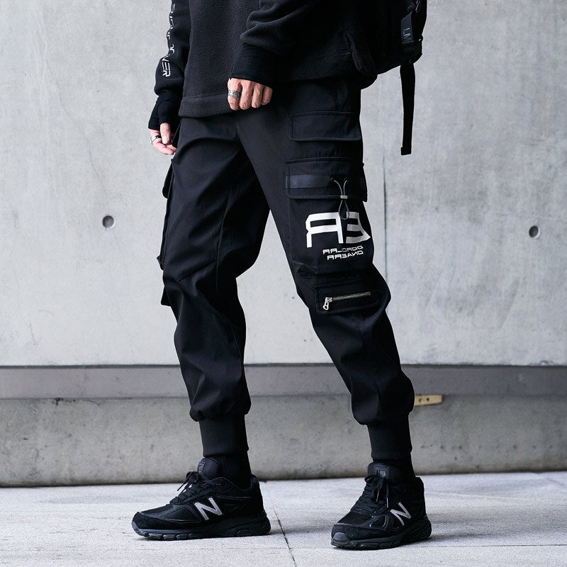 A3 Cargo Pants XS, Black - Streetwear Cargo Pants - Slick Street
