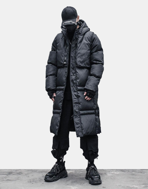 Dark Fate Long Jacket Black, XS - Streetwear Coats - Slick Street