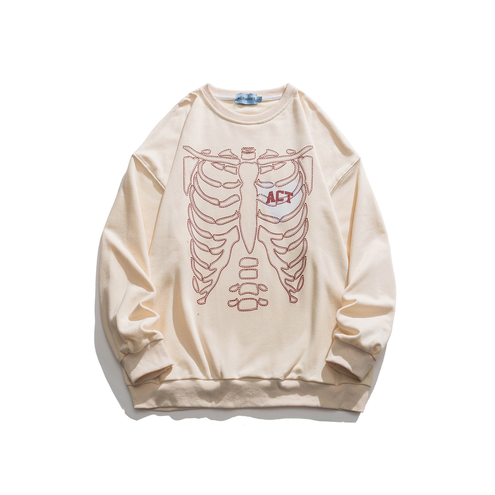 Skeleton crew neck on sale sweatshirt