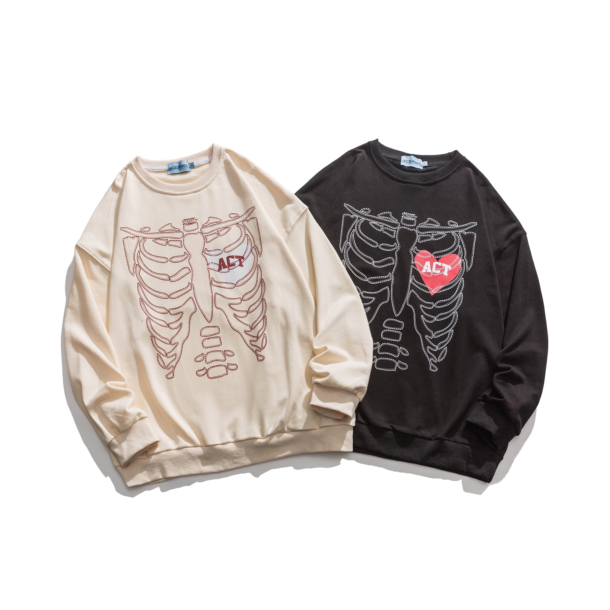 ACT Skeleton Sweater , - Streetwear Sweatshirts - Slick Street