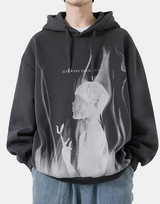 Harajuku Hoodie Dark Gray, XS - Streetwear Hoodie - Slick Street