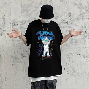 STEAM WAVE T-Shirt ,  - Streetwear Tops - Slick Street