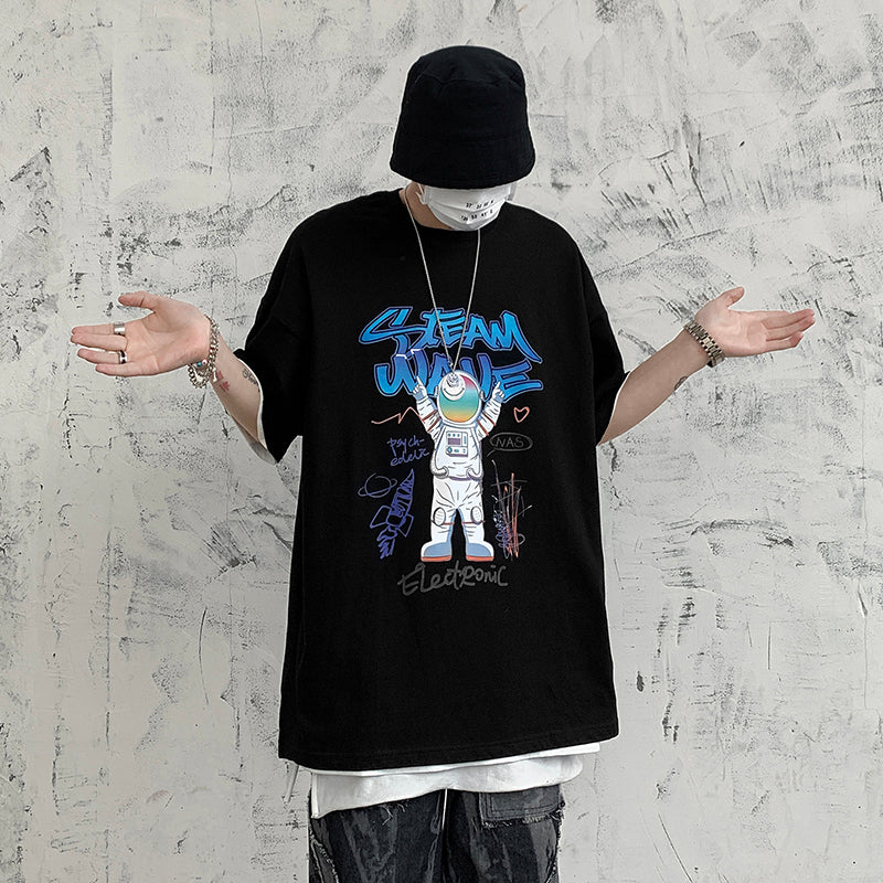 STEAM WAVE T-Shirt ,  - Streetwear Tops - Slick Street