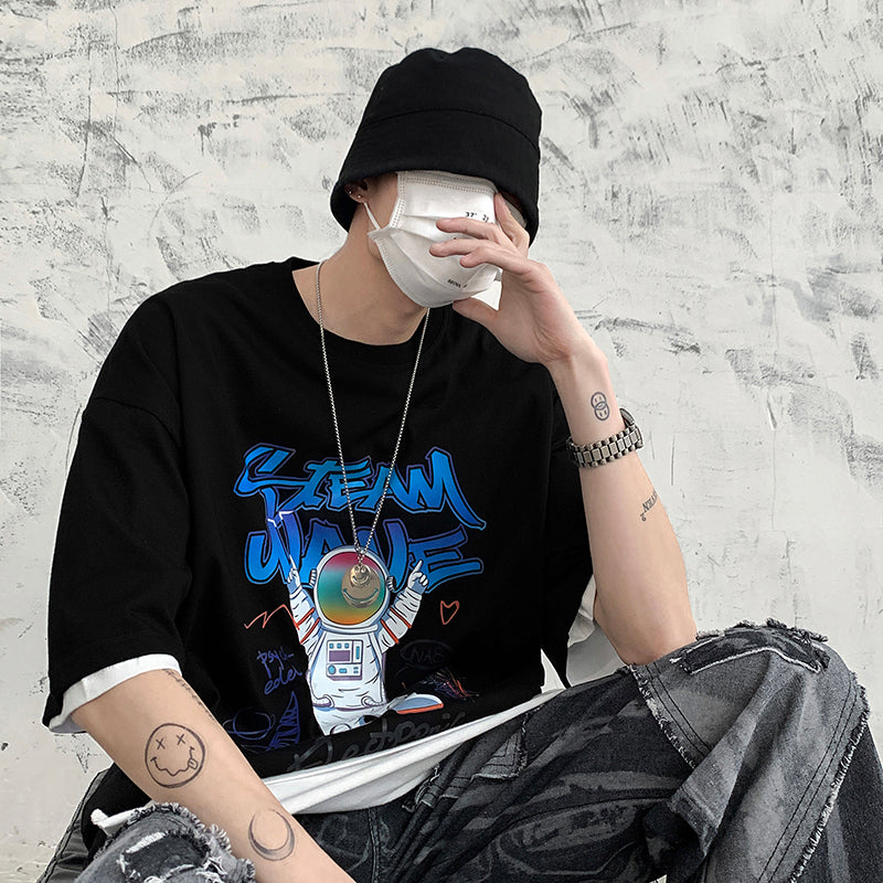 STEAM WAVE T-Shirt ,  - Streetwear Tops - Slick Street