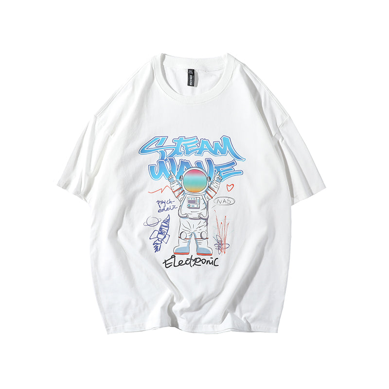 STEAM WAVE T-Shirt ,  - Streetwear Tops - Slick Street