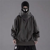 Ninja Hoodie Gray, XS - Streetwear Hoodie - Slick Street