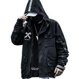 11BBS DUSK Reflective Coat Black, XS - Streetwear Coats - Slick Street