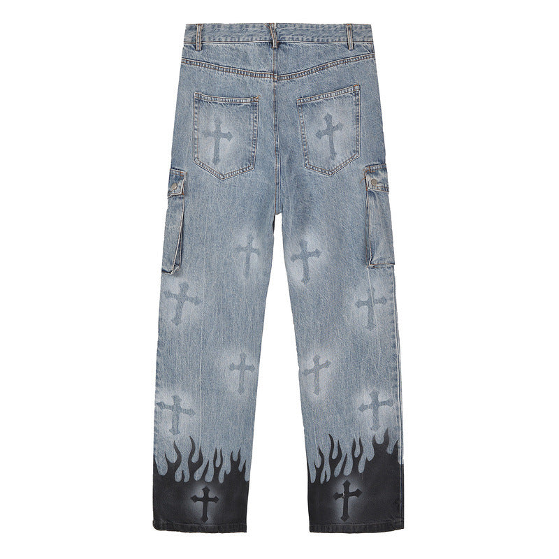 Blazed Crosses Jeans ,  - Streetwear Jeans - Slick Street