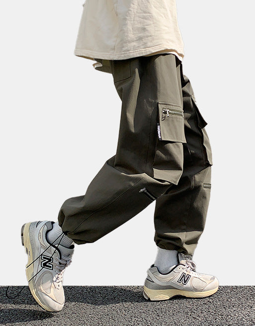 TW0 Cargo Pants S, Army Green - Streetwear Cargo Pants - Slick Street