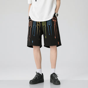 DISOUT Paint Dripping Shorts ,  - Streetwear Shorts - Slick Street