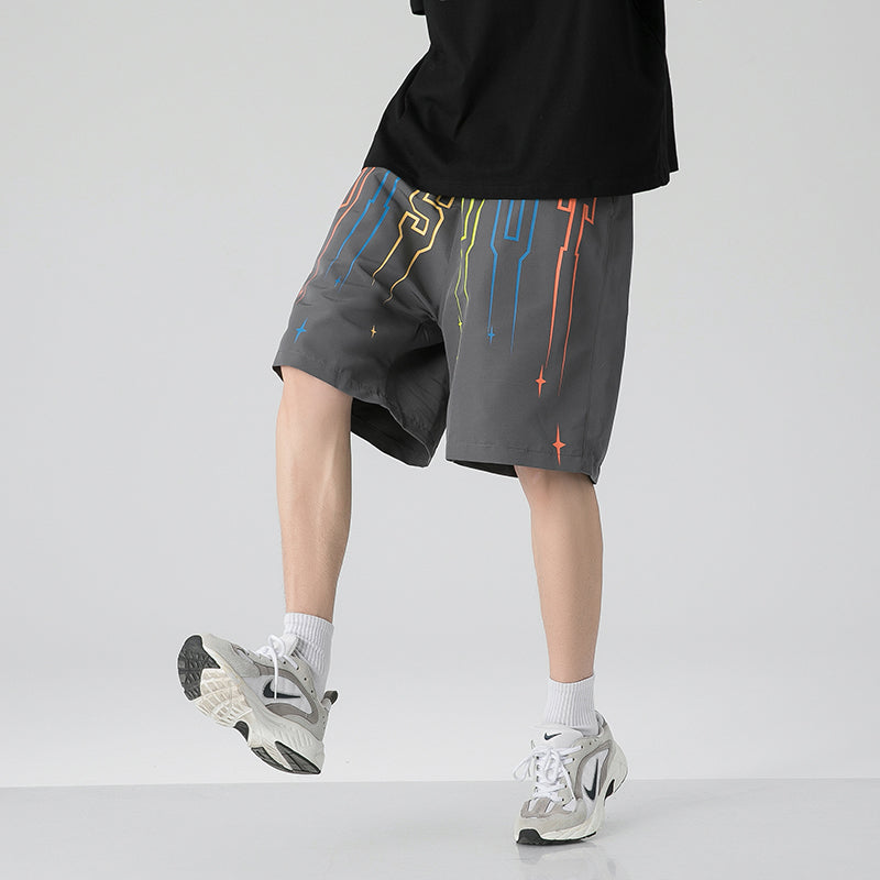 DISOUT Paint Dripping Shorts ,  - Streetwear Shorts - Slick Street