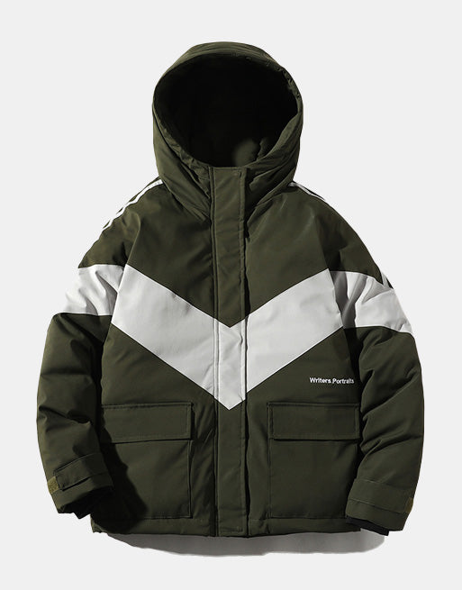Writers Portrait Jacket Green, XS - Streetwear Jackets - Slick Street