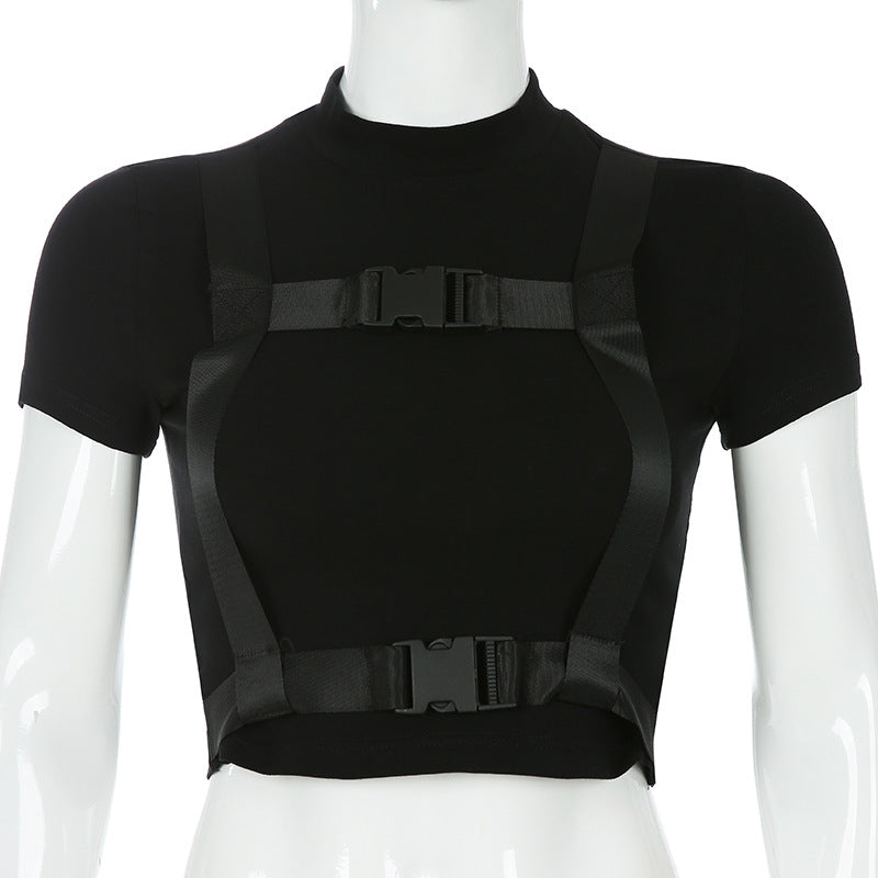 Slim Ribbon T-Shirt ,  - Streetwear Tops - Slick Street